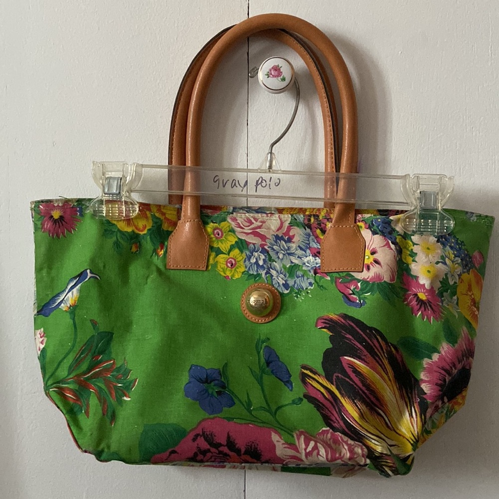SOLD Capezio Hawaiian Style Print Purse
